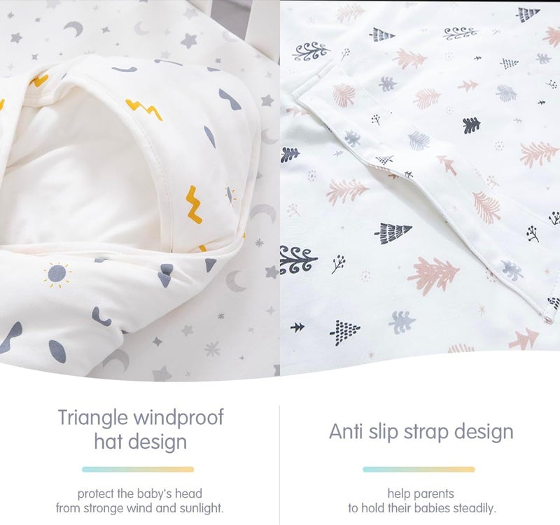 KIDDA Newborn 0-12 Months Baby Swaddle Blanket Multifunctio Boys Girls Cotton Thick Mat Wrap Stroller Sleeping Sacks Infant - Image 4